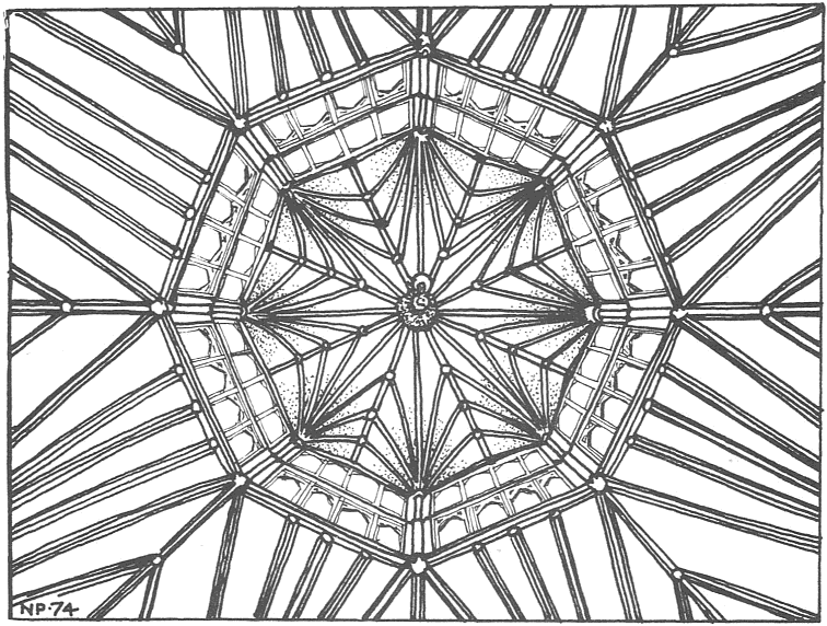 Wooden vaulting of the Ely octagon