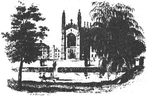 Engraving of King's College Chapel