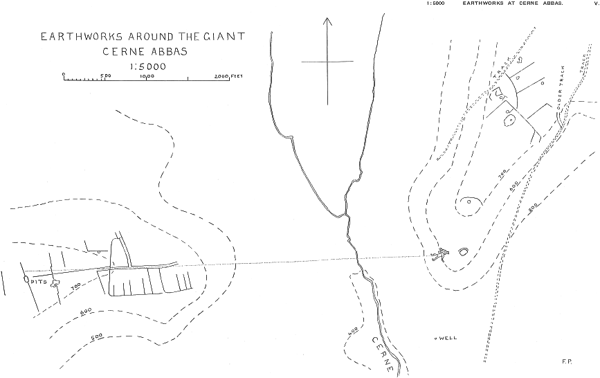 Plate V. The Earthworks around the Giant