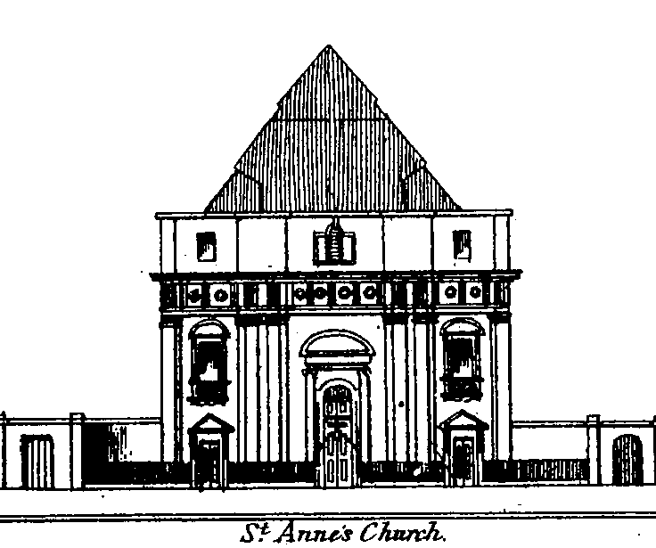 St. Ann's Church Dublin in 1850