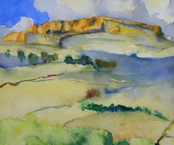 Hills near Algeria
22cm x 17cm, Watercolour Hills near Algeria
22cm x 17cm, Watercolour