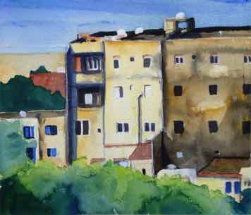 buildings next to the Mediterranean
22cm x 17cm, Watercolour buildings next to the Mediterranean
22cm x 17cm, Watercolour