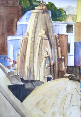 Temple Udhipur,
11½"x16½", Watercolour Temple Udhipur,
11½"x16½", Watercolour