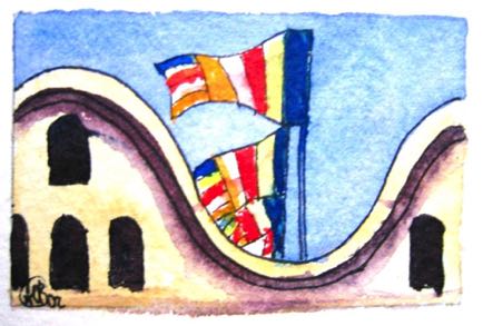 Flags, 2"x3", Watercolour
SOLD Flags, 2"x3", Watercolour
SOLD
