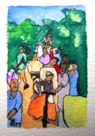 Refugees,
2"x3", Watercolour
SOLD Refugees,
2"x3", Watercolour
SOLD