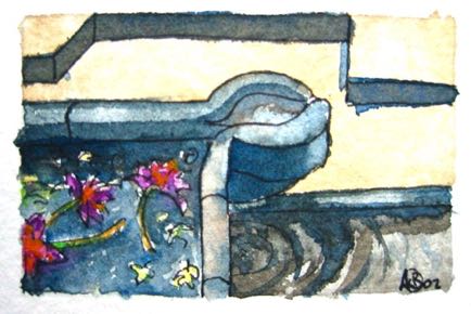 Fountain, 2"x3", Watercolour
SOLD Fountain, 2"x3", Watercolour
SOLD