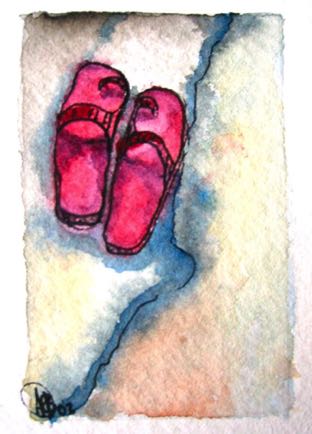 Sandals,
2"x3", Watercolour
SOLD Sandals,
2"x3", Watercolour
SOLD