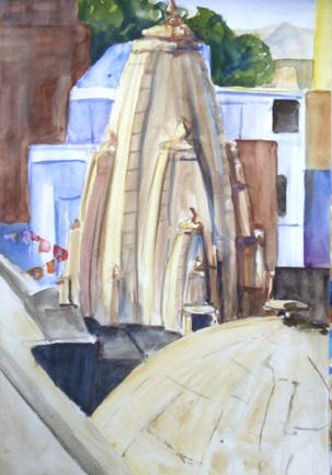 Temple Udhipur,
11½"x16½", Watercolour Temple Udhipur,
11½"x16½", Watercolour
