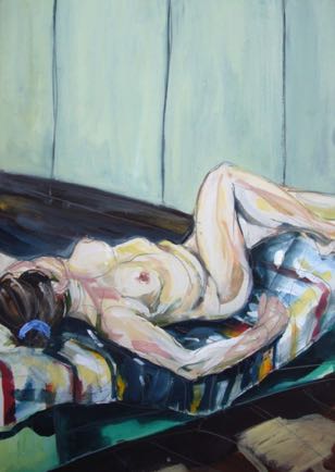 Reclining Woman,
11½”x16½”, Gouache Reclining Woman,
11½”x16½”, Gouache