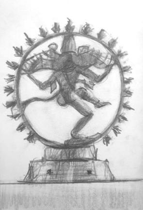 Shiva British Museum, 4"x5½, Graphite Shiva British Museum, 4"x5½, Graphite