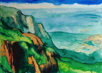 Edge of the Western Ghats, 16½”x11½”, Watercolour
SOLD