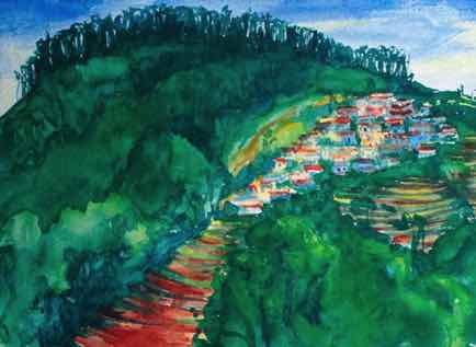 Ooty, 16½”x11½”, Watercolour Ooty, 16½”x11½”, Watercolour
