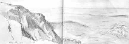 Western Ghats, 11"x4", Graphite Western Ghats, 11"x4", Graphite