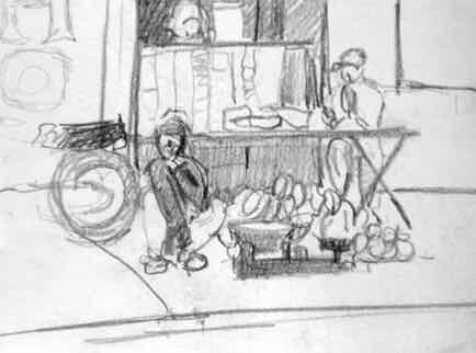 Ooty Street 3, 5½"x4", Graphite Ooty Street 3, 5½"x4", Graphite