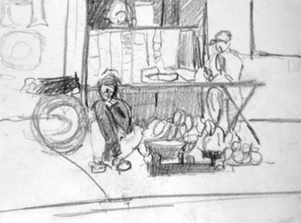 Ooty Street 3, 5½"x4", Graphite Ooty Street 3, 5½"x4", Graphite