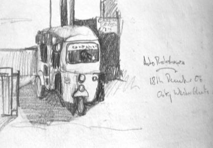 Three Wheeler, 5½"x4", Graphite Three Wheeler, 5½"x4", Graphite