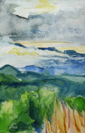 Hills at Sunrise
3”x5” Watercolour
SOLD