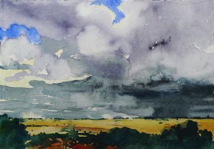 Storm over the Planes
11”x8” Watercolour
SOLD