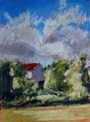 Flood plane, Ruffec
14 x 19 cm, Pastel on Paper Flood plane, Ruffec
14 x 19 cm, Pastel on Paper