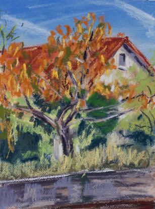 Autumn tree, Ruffec
23 x 31 cm, Pastel on Paper Autumn tree, Ruffec
23 x 31 cm, Pastel on Paper