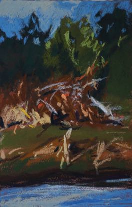 Lion River
19.5 x 28.5cm, Pastel on Paper Lion River
19.5 x 28.5cm, Pastel on Paper