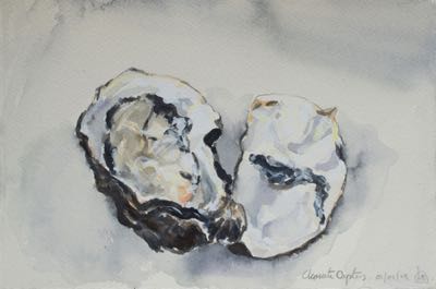 Oysters
28 x 17 cm, Watercolour Oysters
28 x 17 cm, Watercolour