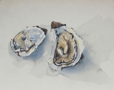 Oysters
28 x 19 cm, Watercolour Oysters
28 x 19 cm, Watercolour