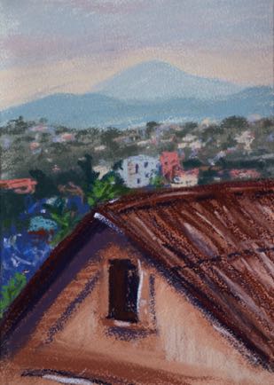 Fianarantsoa, guest house
29cm x 21cm, Chalk Pastel on Paper
