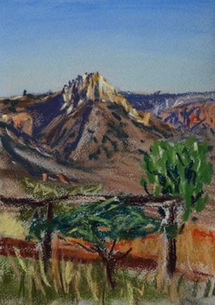 Isalo, escarpment
29cm x 21cm, Chalk Pastel on Paper