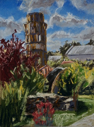 Charlamain's Tower,
Chareaux, Charente
Pastel on Paper, 2022, 31cm x 41cm Charlamain's Tower,
Chareaux, Charente
Pastel on Paper, 2022, 31cm x 41cm