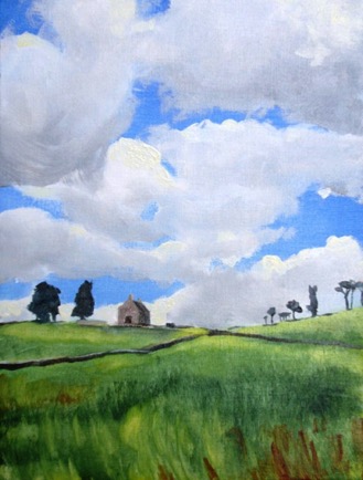 Abandoned House Stow Galashields, 
7½"x10", Oil
SOLD