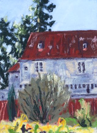 Ruffec Château
23cm x 31cm, Pastel on Paper Ruffec Château
23cm x 31cm, Pastel on Paper