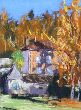 Hunting Lodge Ruffec
23cm x 31cm, Pastel on Paper