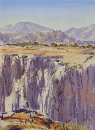 Towards Dana,
pastel on paper, 37cm x 28cm
SOLD