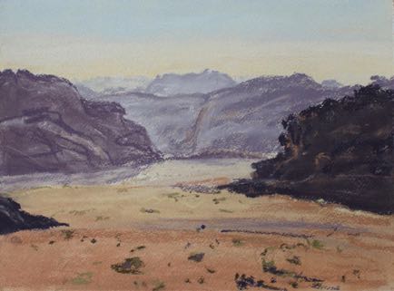 Late Afternoon Edge of
the Red Desert,
pastel on paper, 28cm x 37cm
SOLD Late Afternoon Edge of
the Red Desert,
pastel on paper, 28cm x 37cm
SOLD