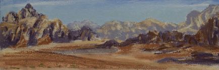Back road to Disa,
pastel on paper, 14cm x 37cm
SOLD