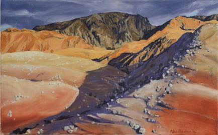 Storm gathering on copper mountains, Oil on Linen, 2014
40m x 65cm
SOLD
Storm gathering on copper mountains, Oil on Linen, 2014
40m x 65cm
SOLD