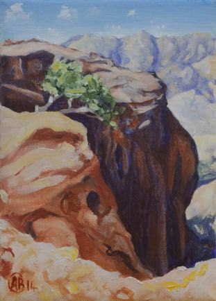 Tree near the place of sacrifice,
Oil on Linen,
18cm x 12.5cm Tree near the place of sacrifice,
Oil on Linen,
18cm x 12.5cm