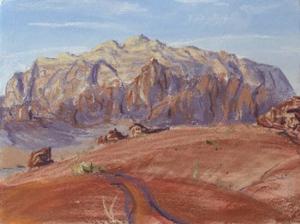 Rum Mountain,
pastel on paper, 28cm x 37cm
SOLD Rum Mountain,
pastel on paper, 28cm x 37cm
SOLD