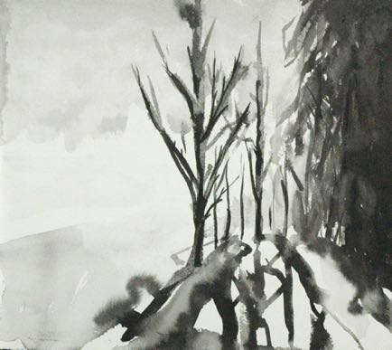 Ink on Paper,
27cm x 24cm Ink on Paper,
27cm x 24cm