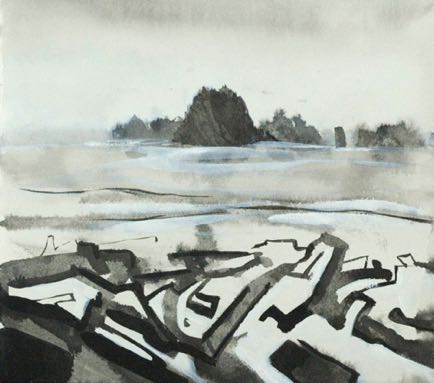 Ink on Paper,
27cm x 24cm Ink on Paper,
27cm x 24cm