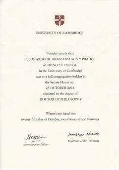 PhD Cantab