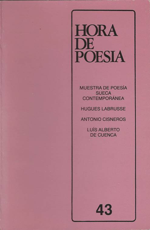 Hora de Poesa 1