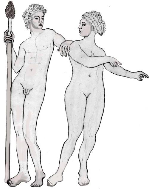 030 & 031 Dionysus & Muse