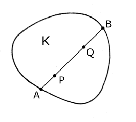 Random points and their chord