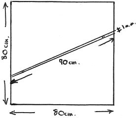 Figure 6: Typical corridor on an Ordnance Survey map