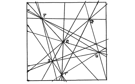 Figure 7: Six points define many corridors
