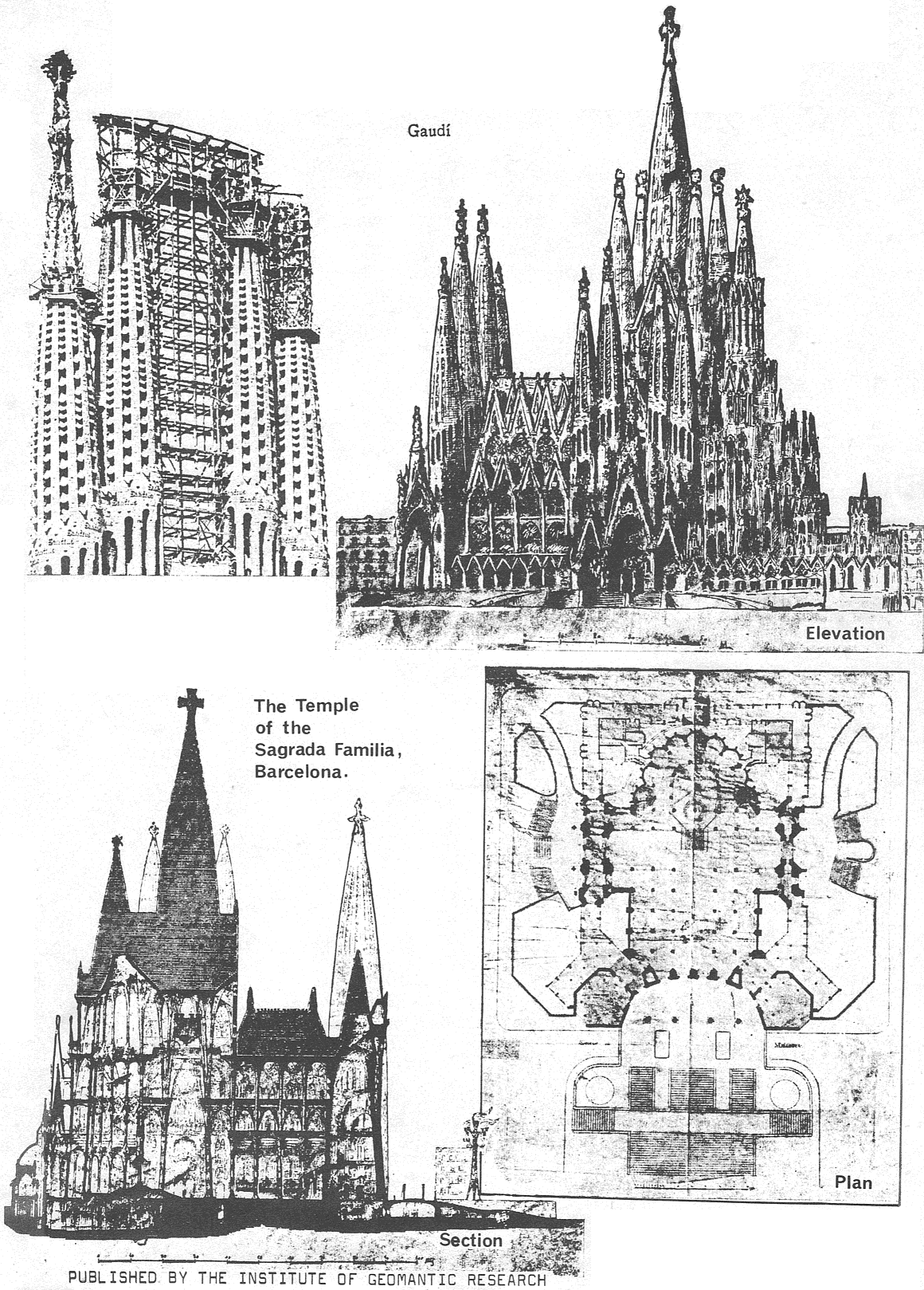 Gaudi Sagrada Familia Plan