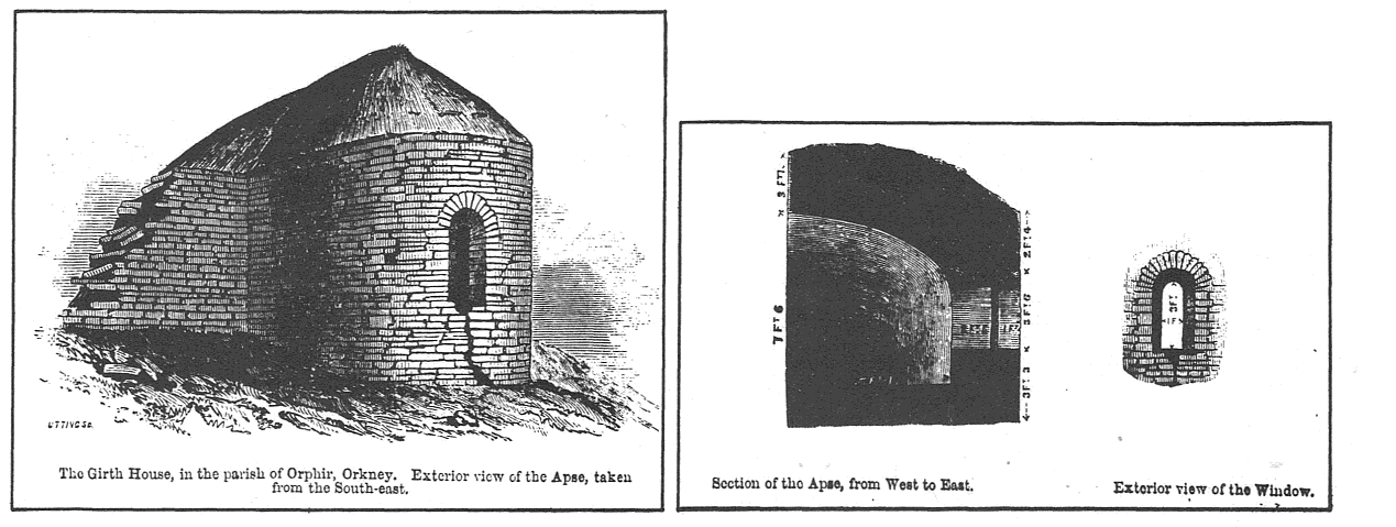 The ruins in 1861