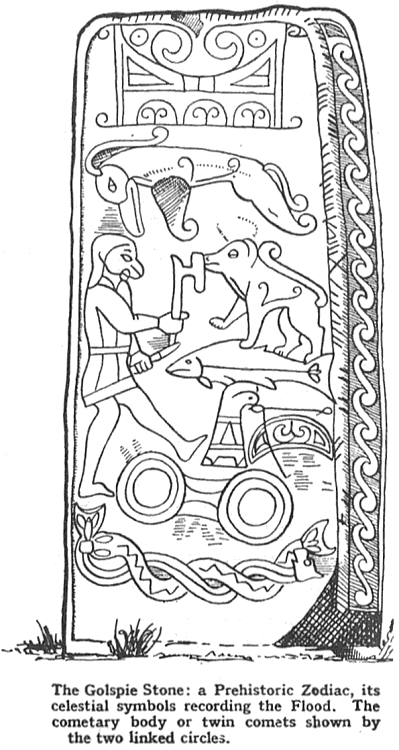 Drawing of the Golspie Stone
